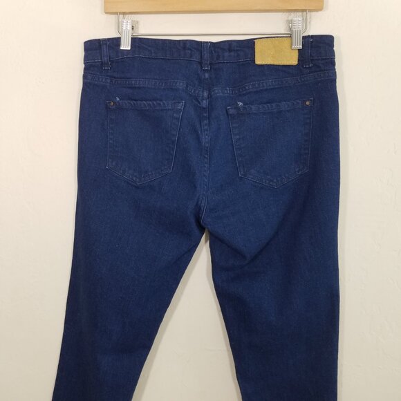 Zara BAGGY Premium Wash Collection Jeans Pants Gray/Blue Size 6 - Picture 8 of 10
